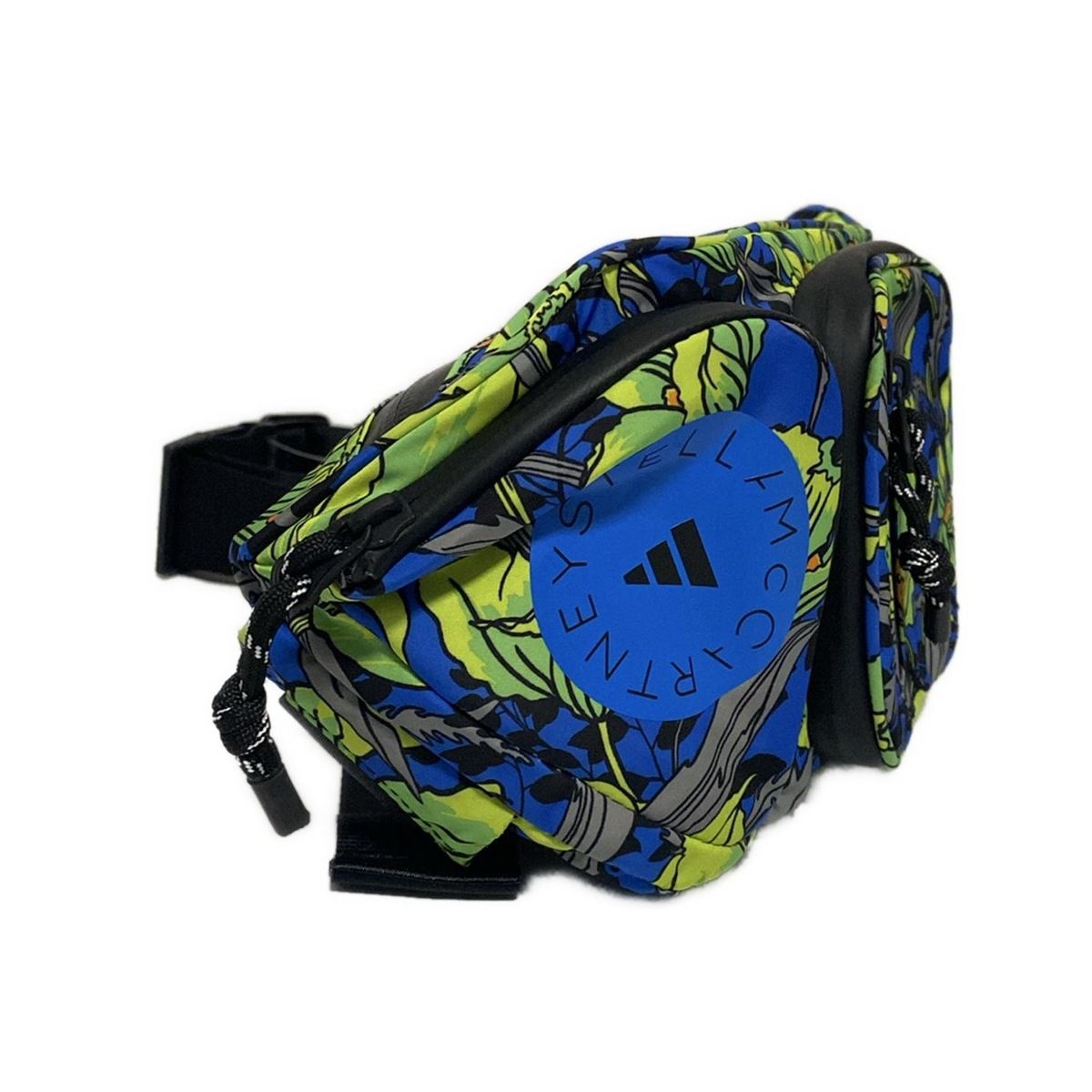 ADIDAS BY STELLA McCARTNEY アディダスバイステラマッカートニー ウエストポーチ - ブルー×イエローグリーン×マルチ