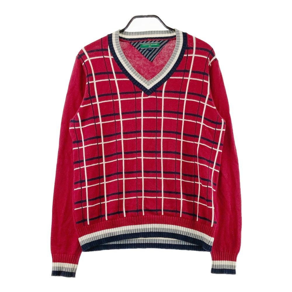 サイズ:M TOMMY HILFIGER GOLF トミー ヒルフィガーゴルフ ウール混 V サイズ:M TOMMY HILFIGER GOLF トミー ヒルフィガーゴルフ ウール混 V