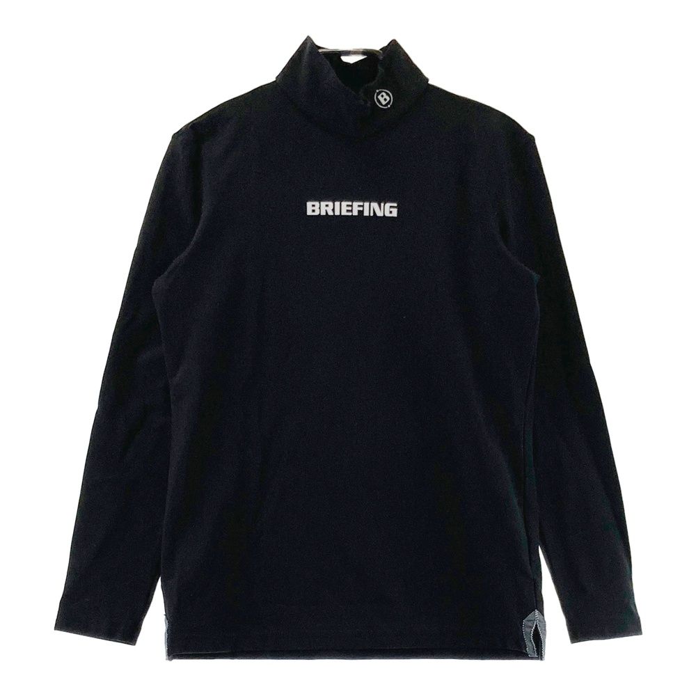 サイズ：M BRIEFING GOLF ブリーフィング 裏起毛 ハイネック 長袖T