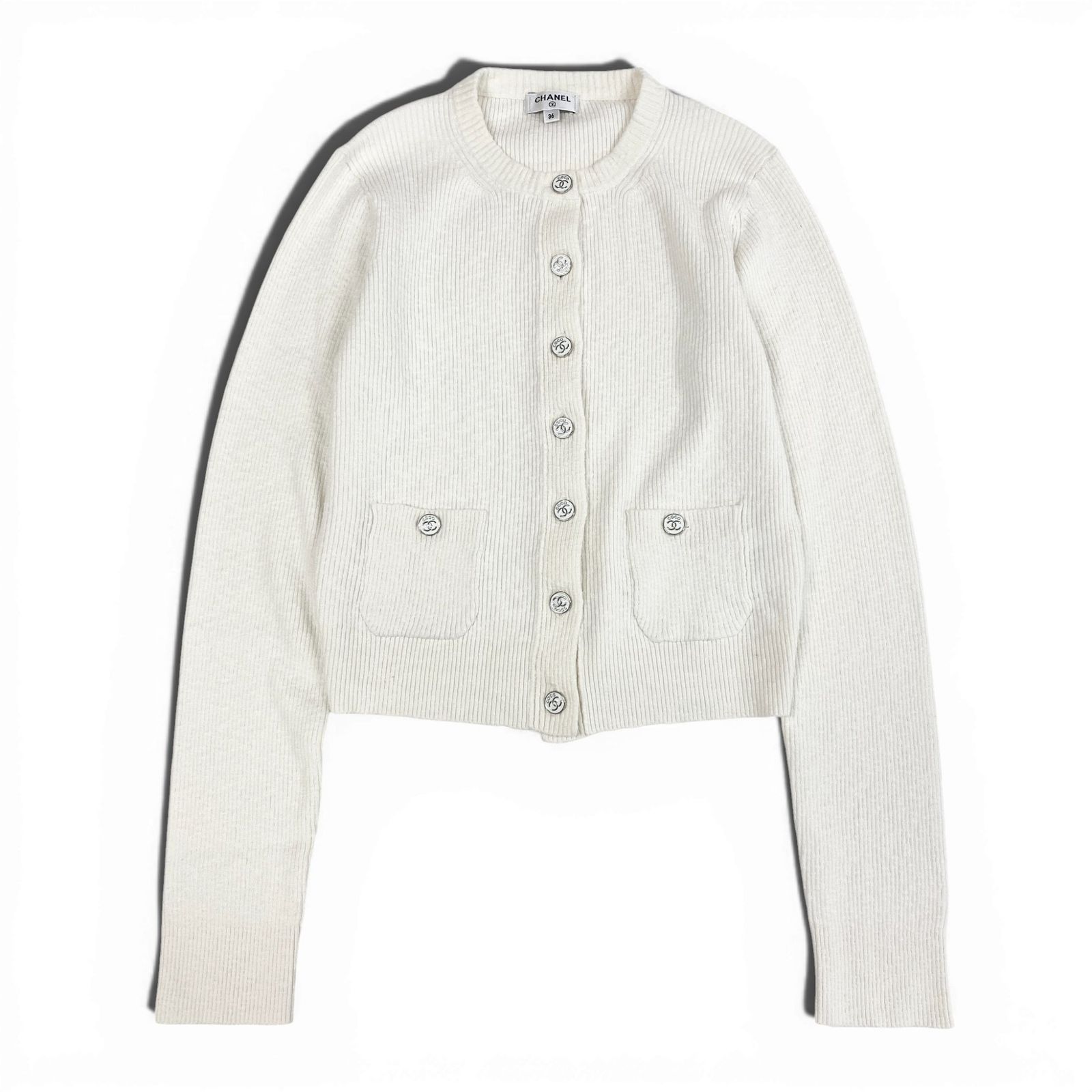 35L19《美品》 CHANEL シャネル ココビーチ カーディガン トップス