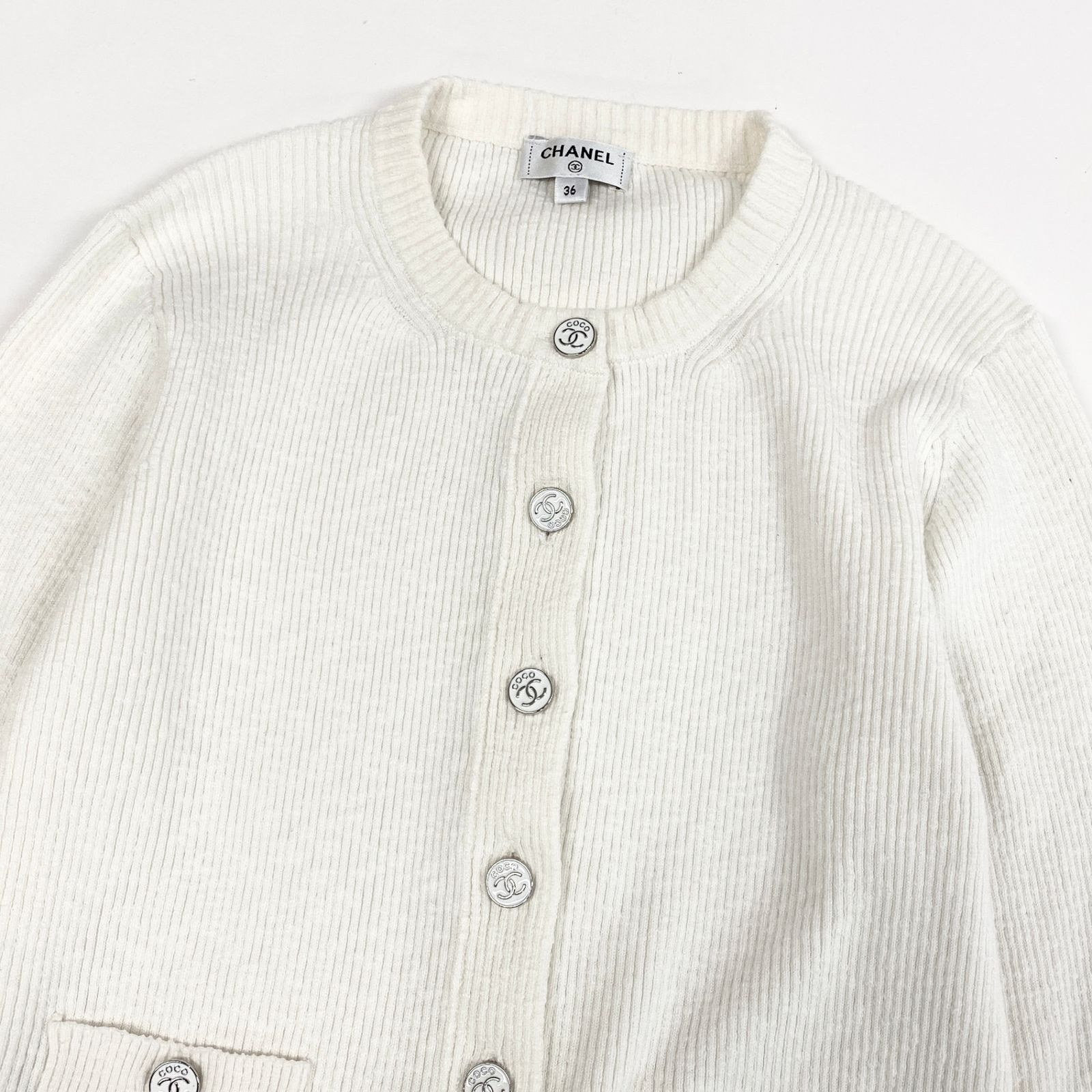 35L19《美品》 CHANEL シャネル ココビーチ カーディガン トップス