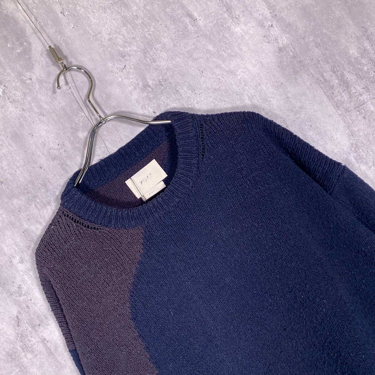 YOKE』ヨーク (2) インターシャコットンセーター - メルカリ