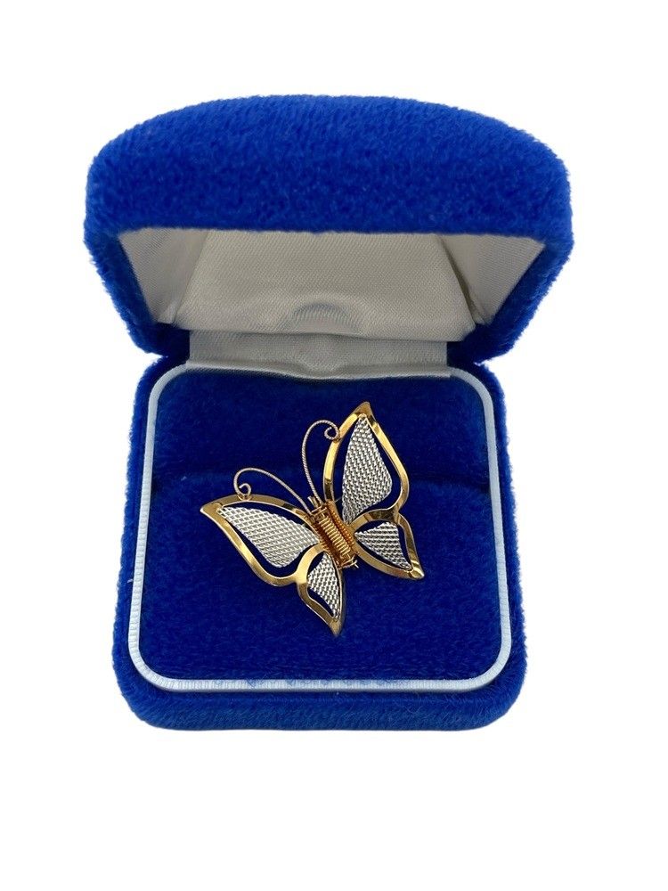 K18/Pt900 バタフライモチーフ 蝶々 ブローチ 中古 D4 - メルカリ