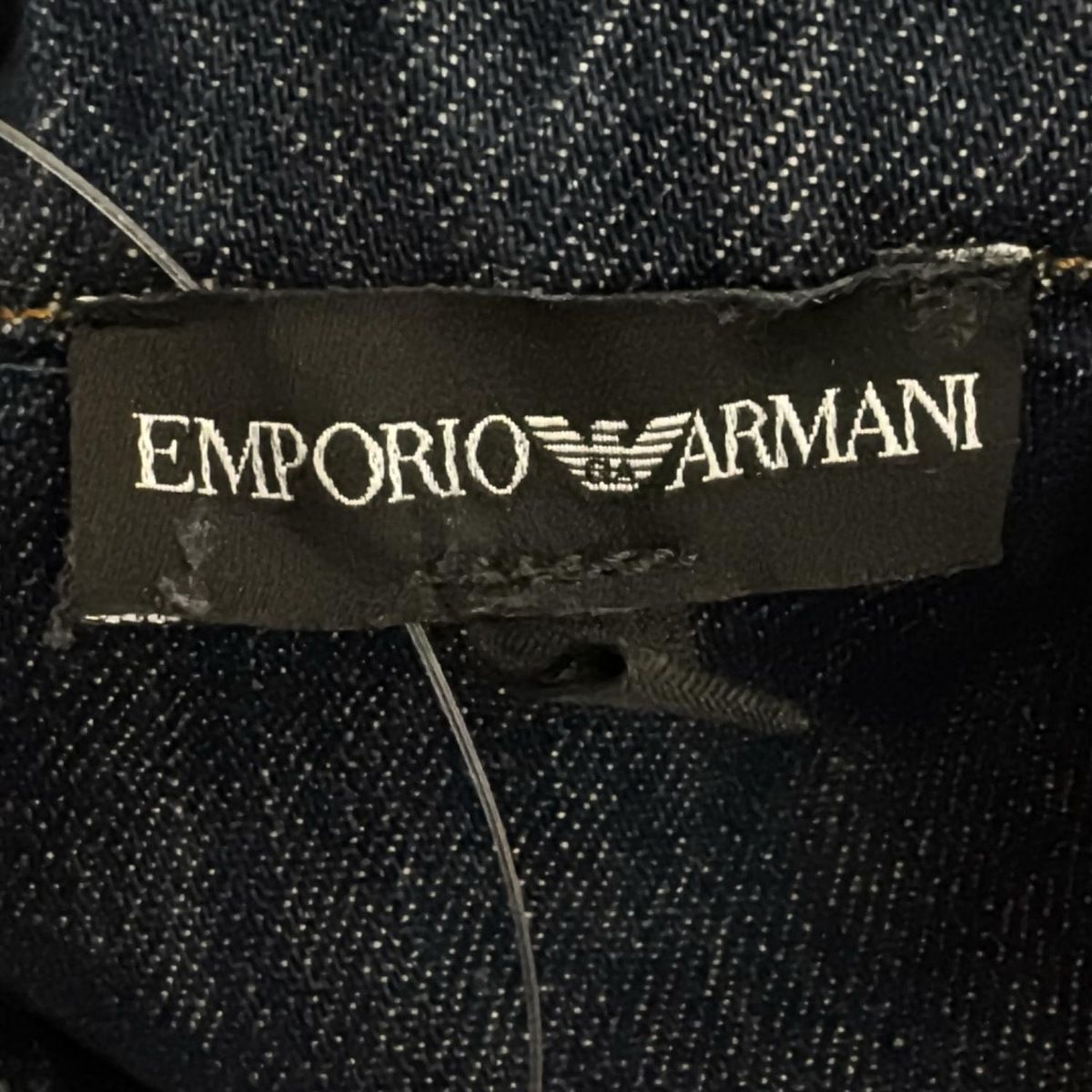 エンポリオアルマーニ ワンピース サイズ38 S レディース - ダークネイビー×ライトブルー×カーキ フォーマル対応 その他 