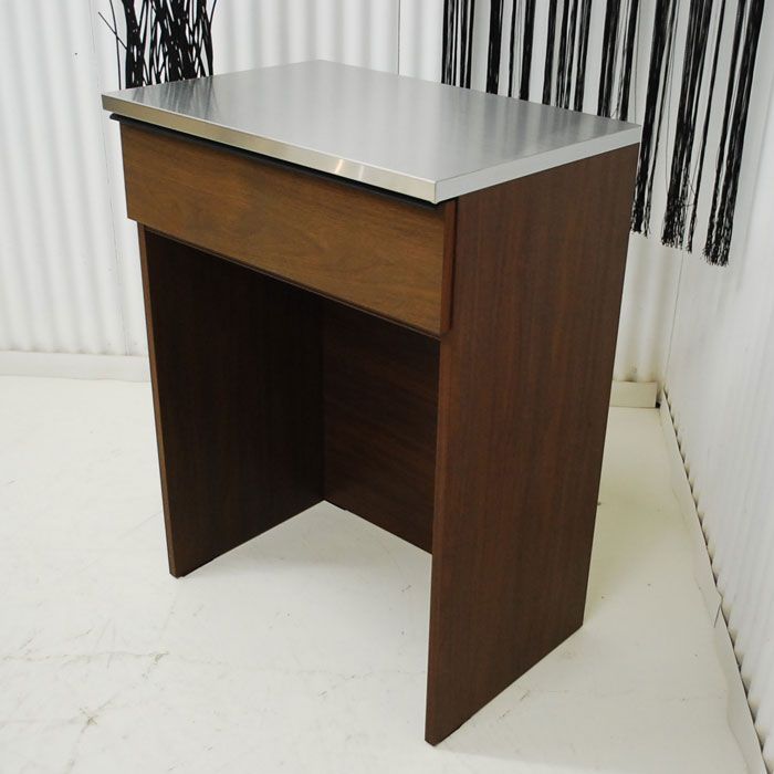 アウトレット 現品限り 一部 大 国産 完成品でのお届けです ウォールナット ステンレス天板 収納 230927-オウルダスト