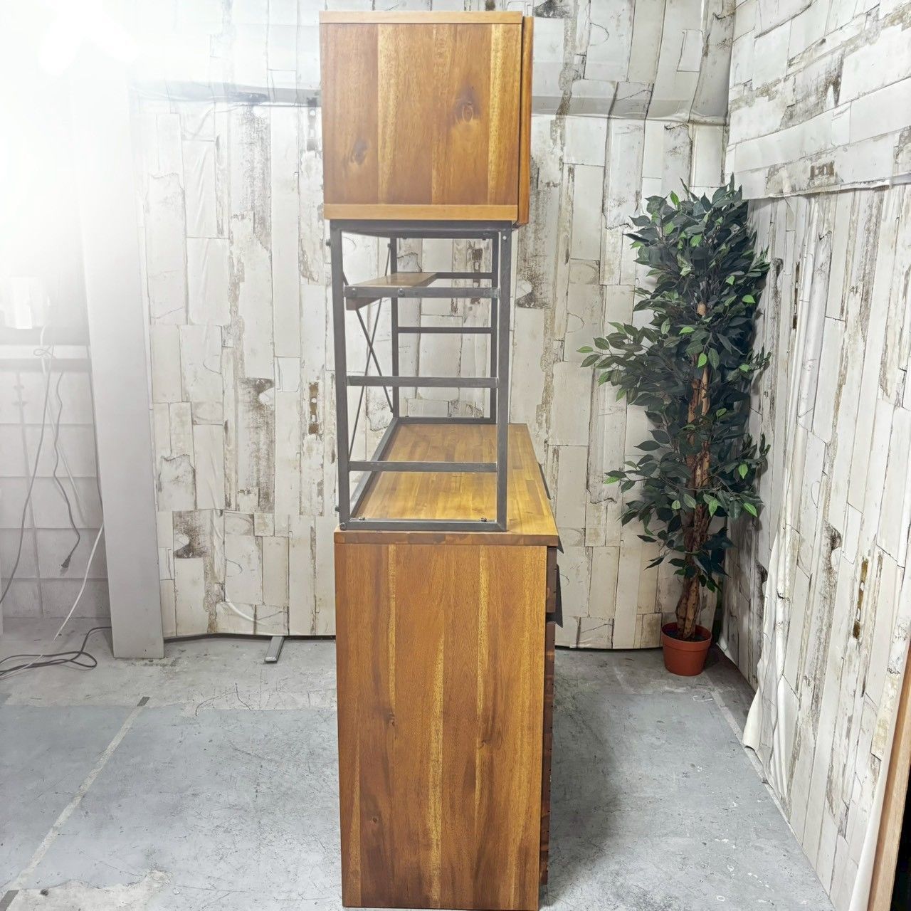 unico ウニコ SWELLA スウェラ キッチンボード 食器棚 W1200 - メルカリ