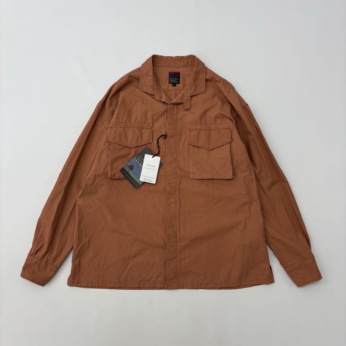 程度 BRU NA BOINNE ブルーナボイン 4374 アルゴー シャツ サイズ 2 定価27 000円 tax 712 0040