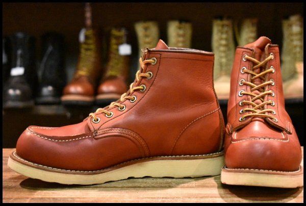 7 E 13年 レッドウィング 8875 アイリッシュセッター 赤茶 オロラセット モックトゥ 編み上げ ブーツ redwing FL 073