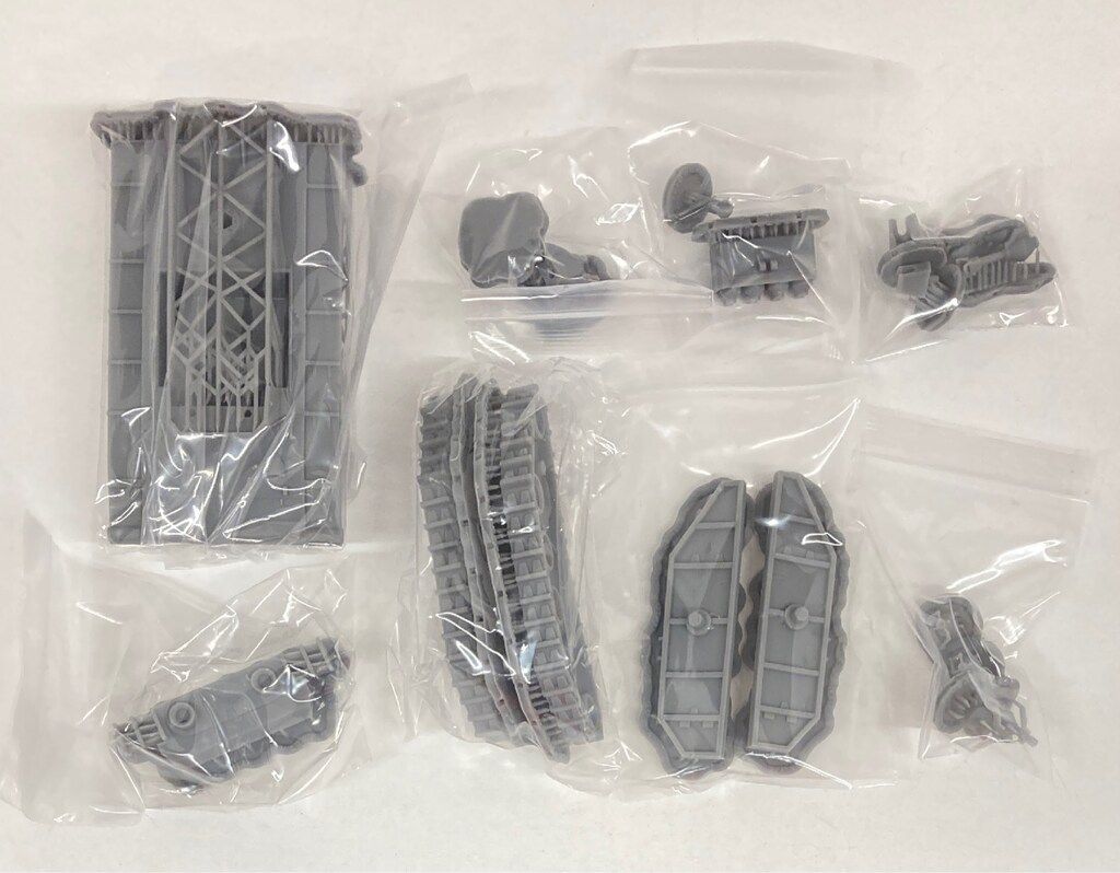 M E F 1 72スケール3 Dプリントレジンキット 装軌揚陸車