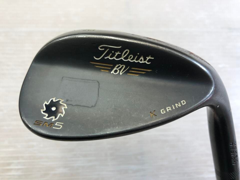 タイトリスト　ボーケイ SM5 ロウブラック US　58度　ダイナミックゴールド　WEDGEフレックス　ウェッジ　中古【最短即日発送】
