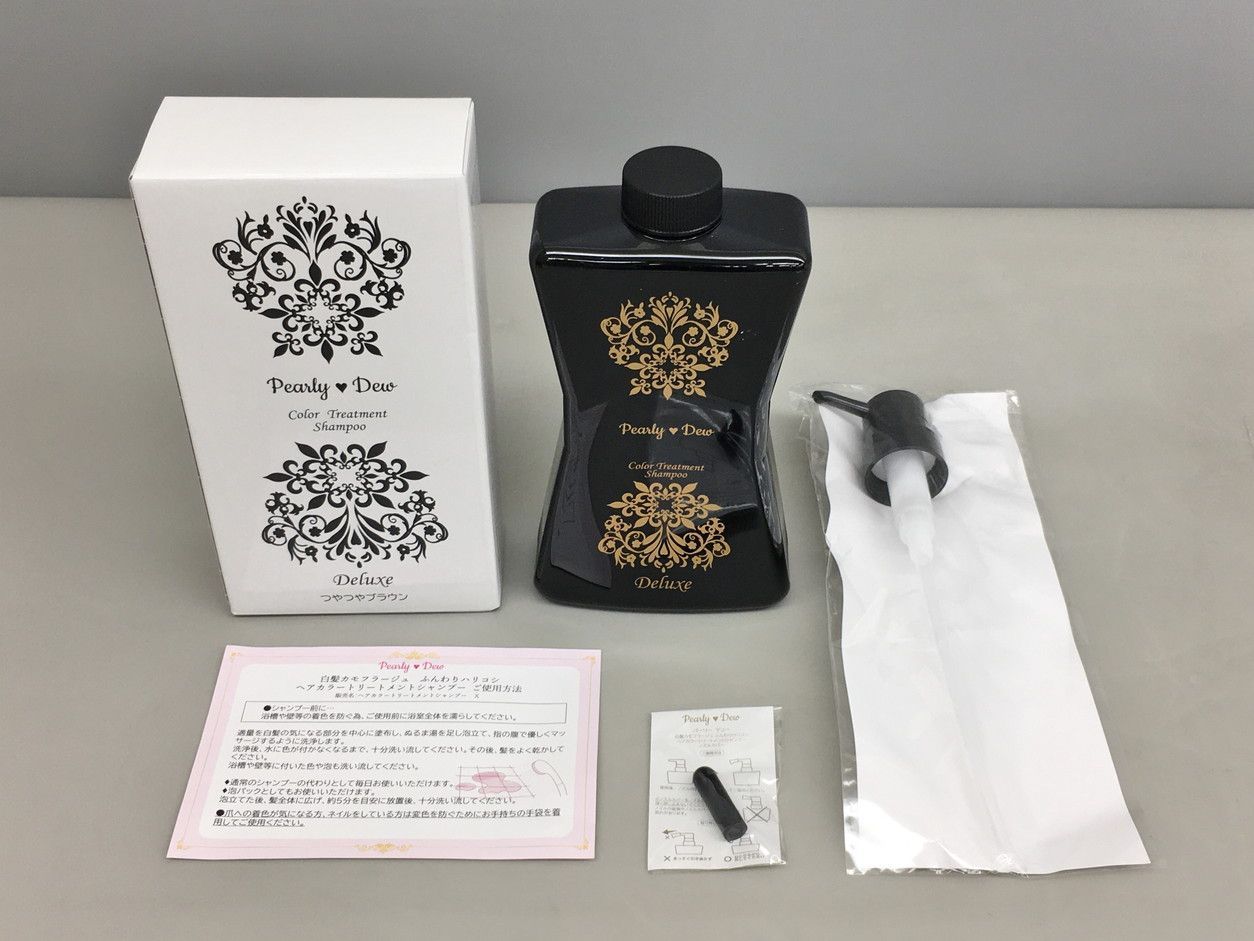 パーリーデュー Pearly Dew シャンプー・染毛料 640ml つやつや