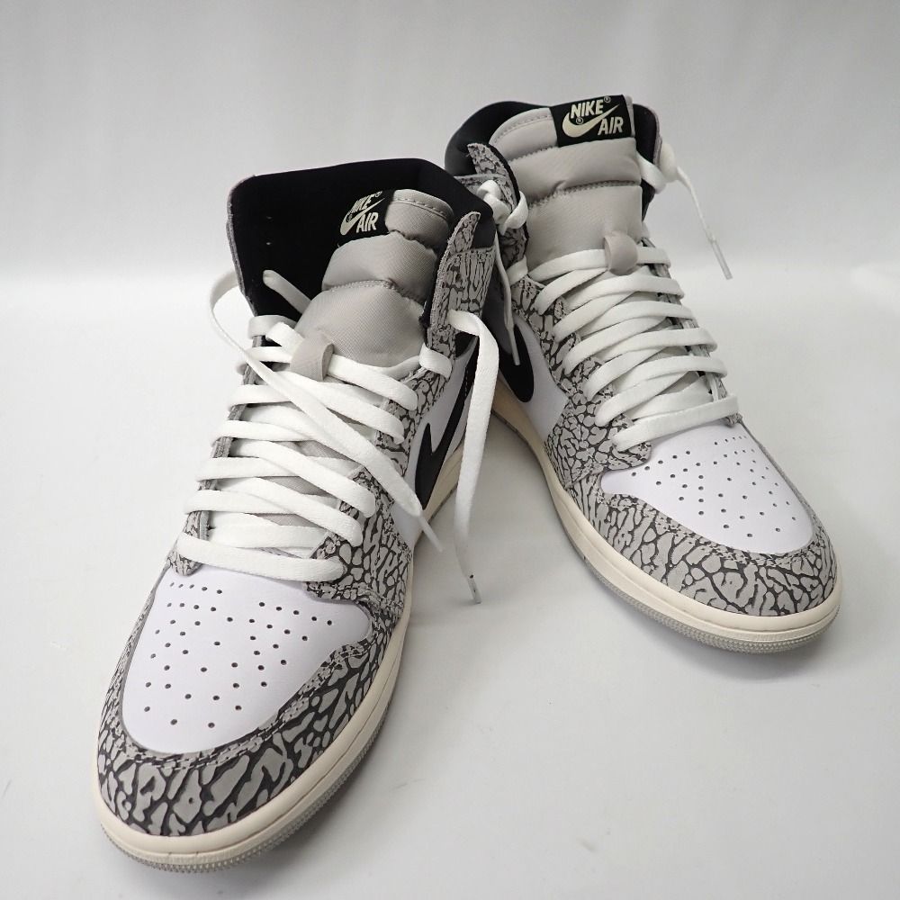 Ft 1314081 ナイキ スニーカー AIR JORDAN 1 RETRO HIGH OG DZ 5485 052 グレー ブラック ホワイト 29.0 cm メンズ NIKE