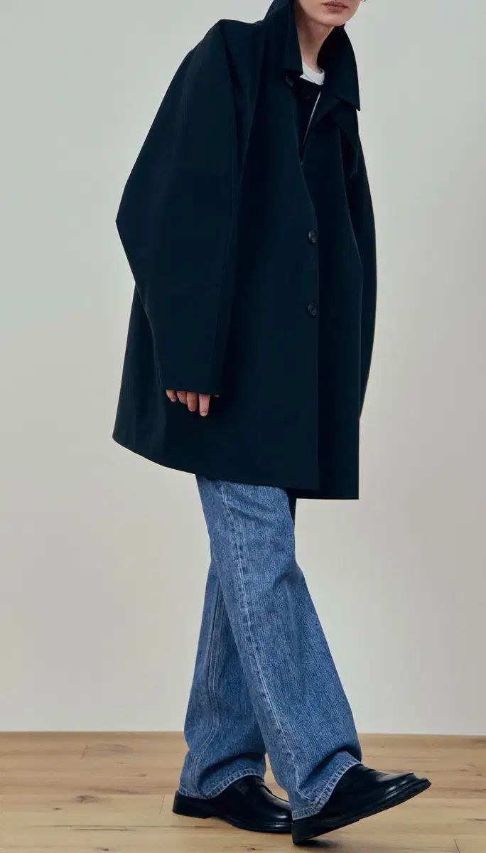 stu ドールメント ハーフコート L M