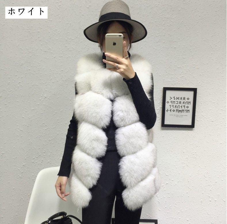 ファーベスト レディース フェイクファー ベスト ジレ もこもこ ふわふわ ファージャケット ノー エコファー 冬 秋 アウター 厚手 きれいめ 大人 20代 30代 40代 50代 韓国 jiashipc 11 DZ 30