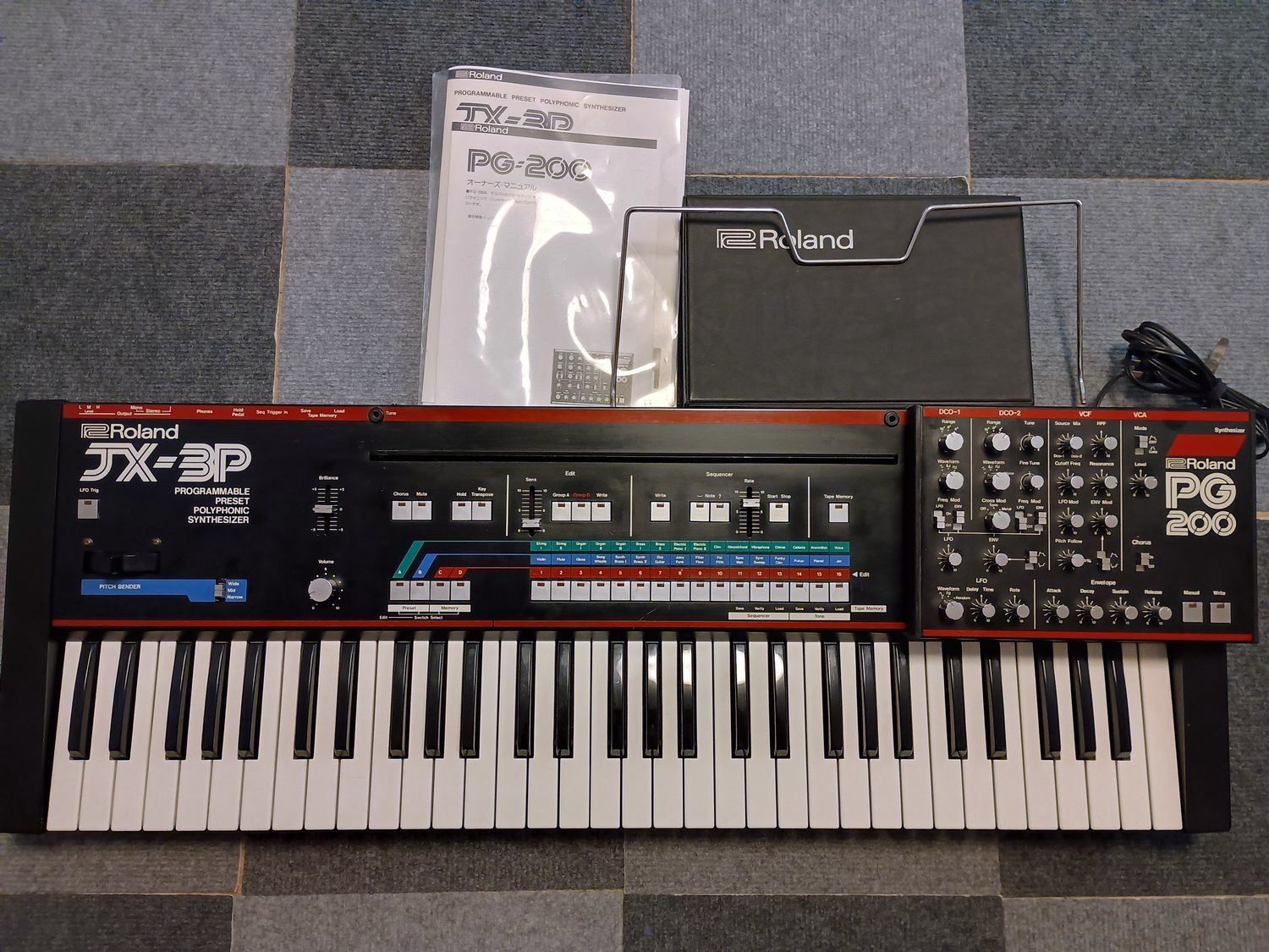 整備済セット】Roland JX-3P ＋ PG-200｜アナログポリシンセ＋専用