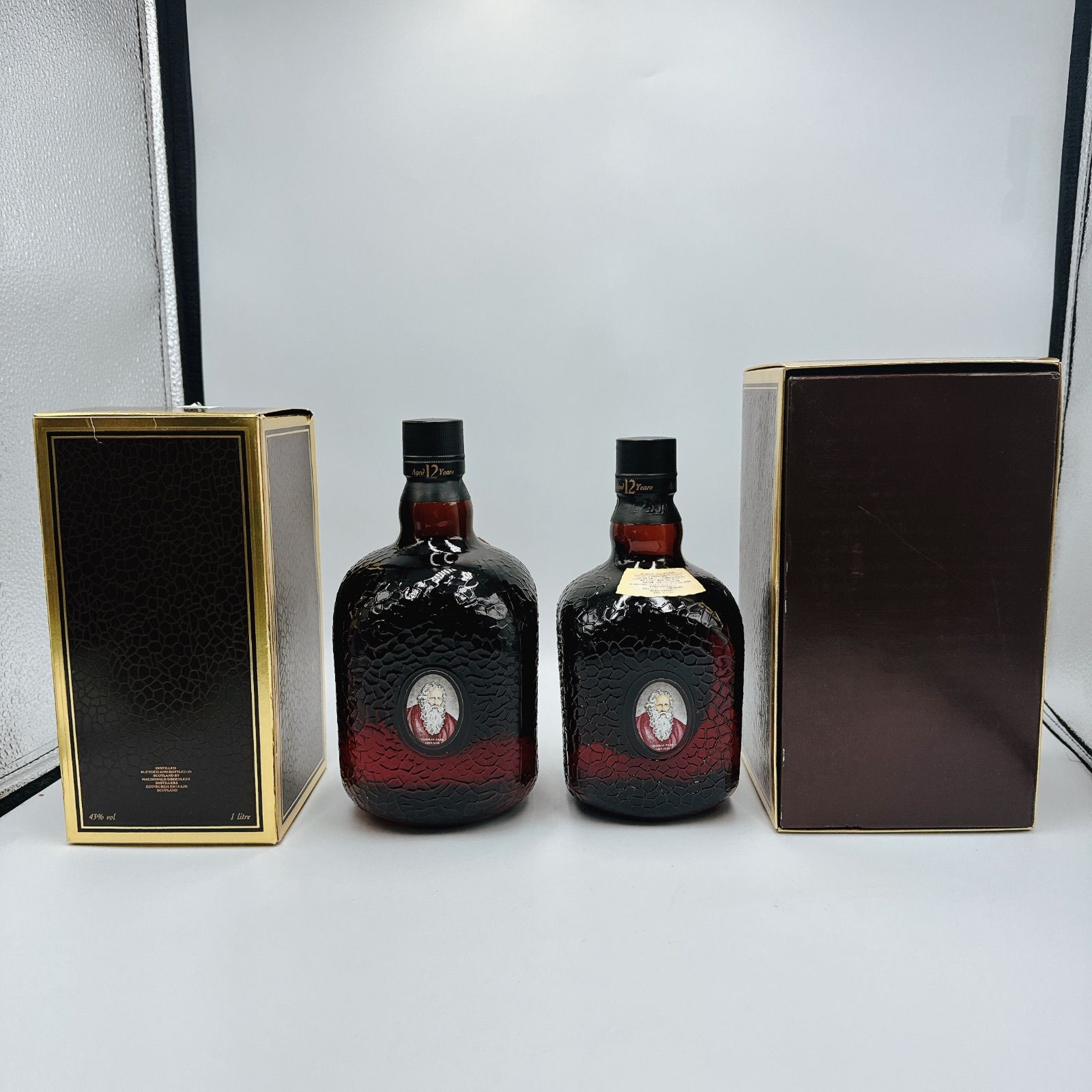 未開栓】2点セット Grand Old Parr 12年 DeLuxe SCOTCH WHISKY 1L
