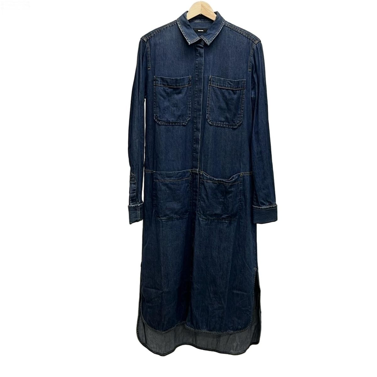DIESEL ディーゼル ワンピース サイズM レディース ブルー レギュラー 長袖 ロング デニム