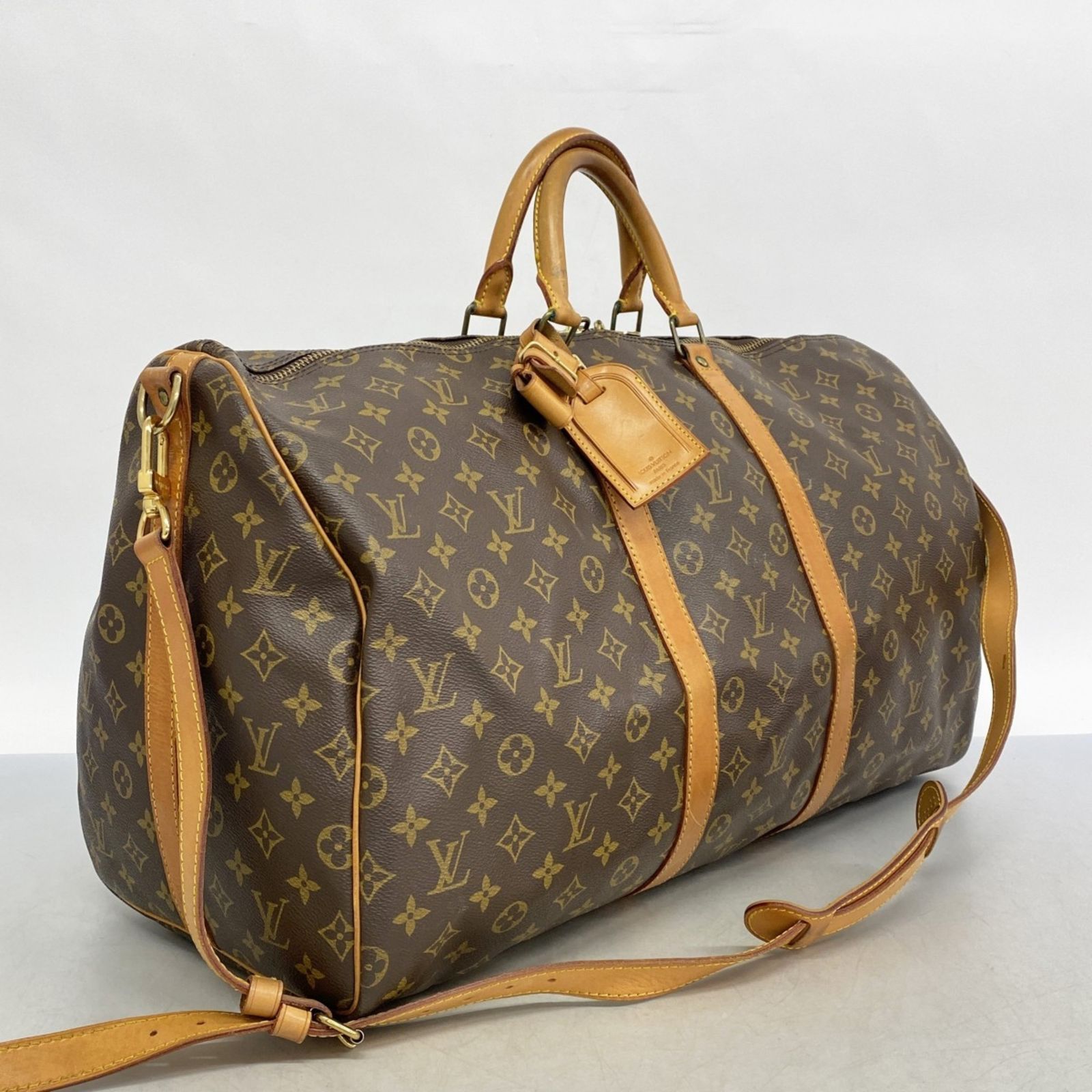 ルイ ヴィトン Louis Vuitton バッグ ボストンバッグ モノグラム キーポルバンドリエール55 M 41414 ブラウンメンズ レディース