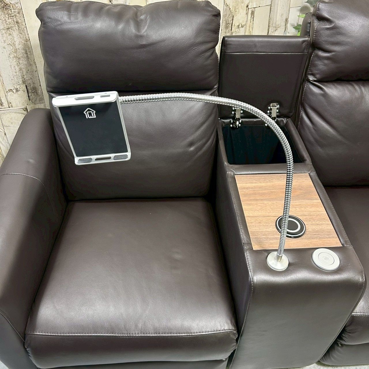 NITORI ニトリ 電動リクライニングソファ 2人掛け Nストラス - メルカリ