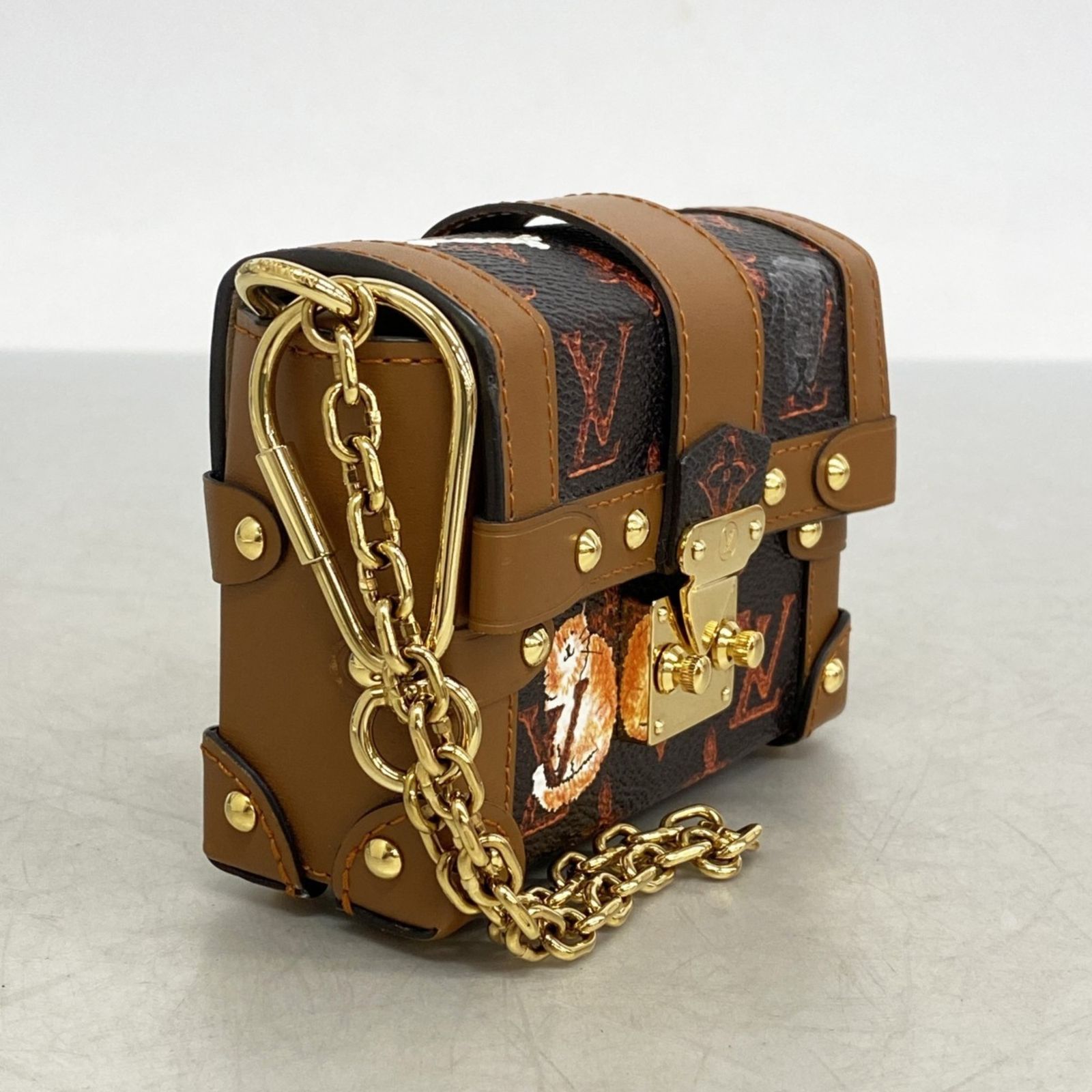 ルイ ヴィトン Louis Vuitton バッグ ポーチ キャットグラム エッセンシャル トランク M 63892 ブラウンレディース