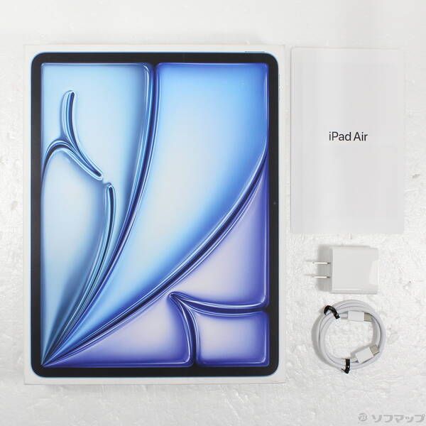 中古品〕 iPad Air 13インチ(M3) 256GB ブルー MCNP4J／A Wi-Fi【258