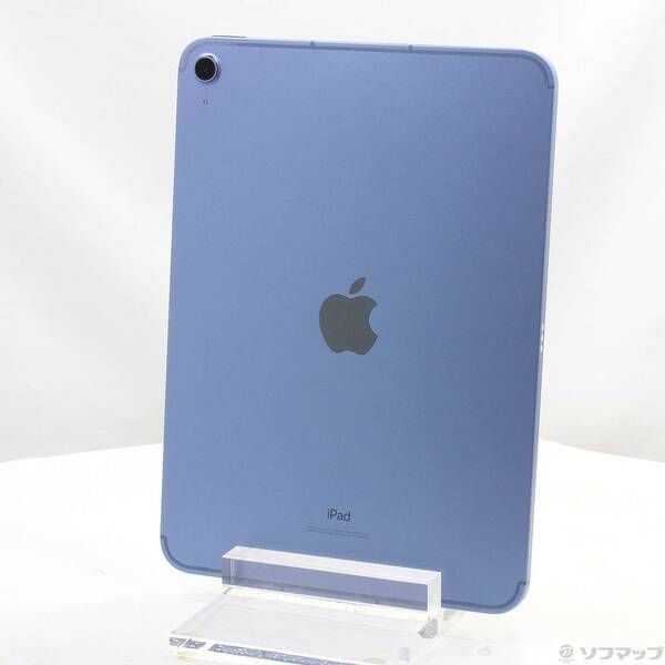 中古品〕 iPad 第10世代 64GB ブルー MQ6K3J／A auロック解除SIMフリー