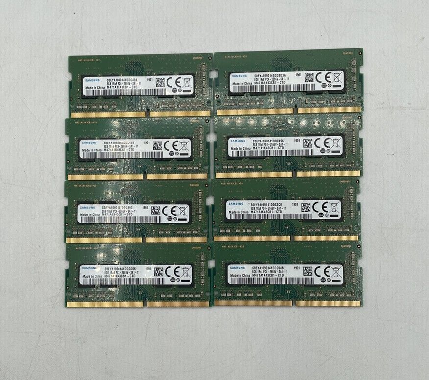 セット Samsung ノートPC用 メモリ DDR 4 8 GB 2666 MHz SO-DIMM -CTD
