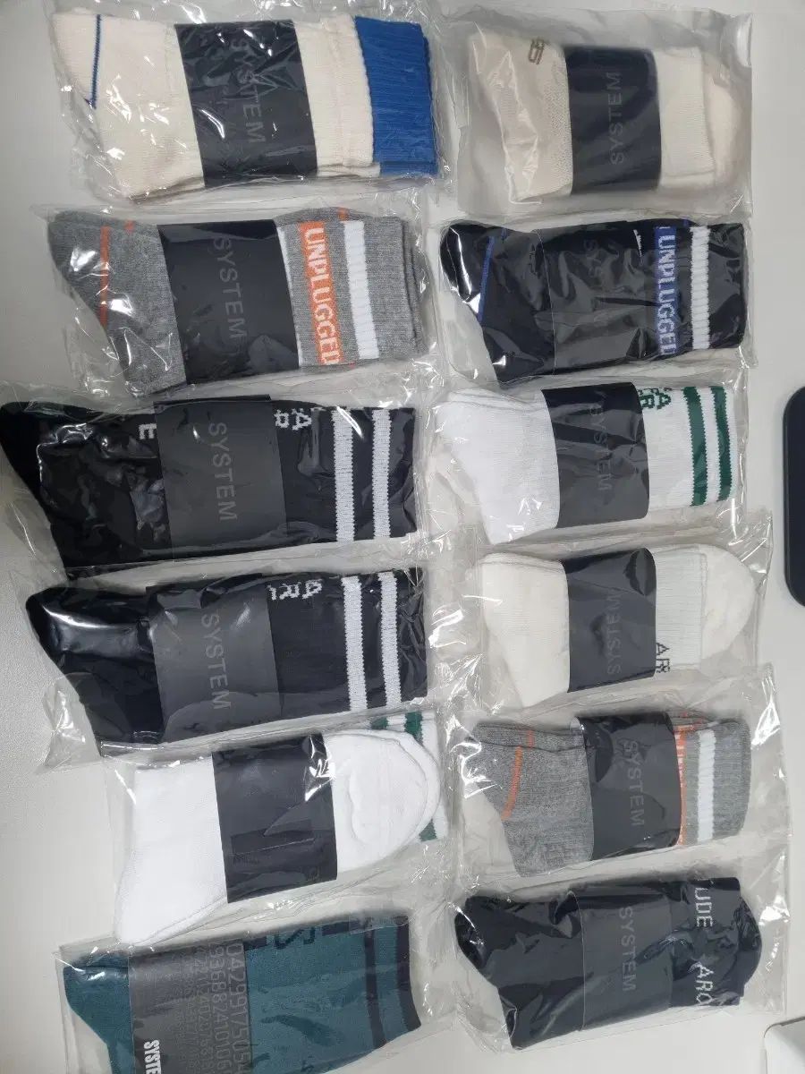 SYSTEM homme メンズ 靴下 12足 ウール