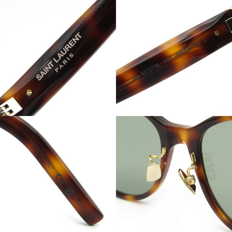 未使用 SAINT LAURENT PARIS サンローラン サングラス SL M107/K