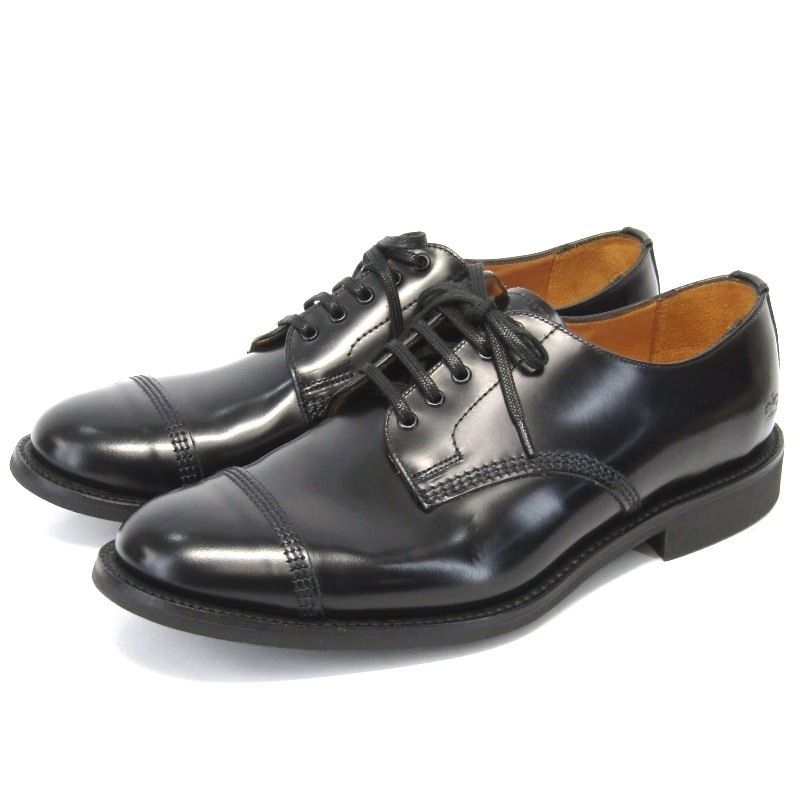 美品 SANDERS サンダース UK7.5 ミリタリーダービーシューズ 1128B