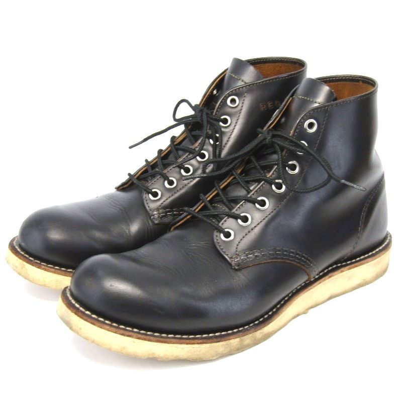 REDWING レッドウィング US8.5D 26.5cm ラウンドトゥ 9870 復刻四角犬