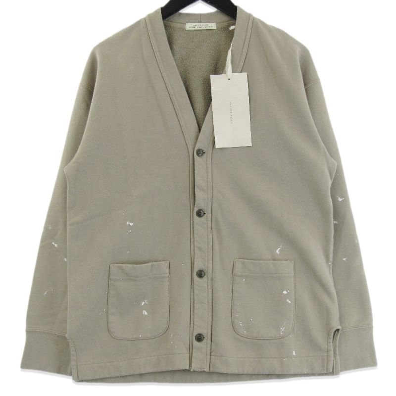 OLD JOE Co ジョー スウェットカーディガン 221 OJ CT 04 PATINA SWEAT BUTTON CARDY 味だし加工 36