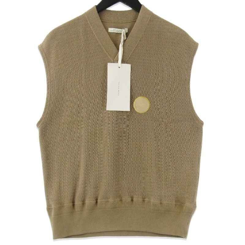 OLD JOE-Co. ジョー ニットベスト 221 OJ-CT 03 WAVY RIB SPORTS VEST スポーツベスト DUNE 38