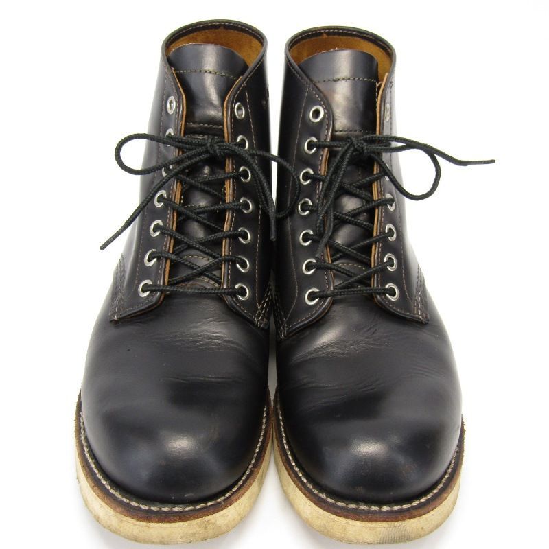 REDWING レッドウィング US8.5D 26.5cm ラウンドトゥ 9870 復刻四角犬