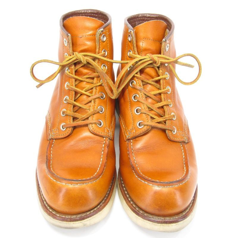 REDWING レッドウィング US7.5E 25.5cm モックトゥ 9875 復刻四角犬