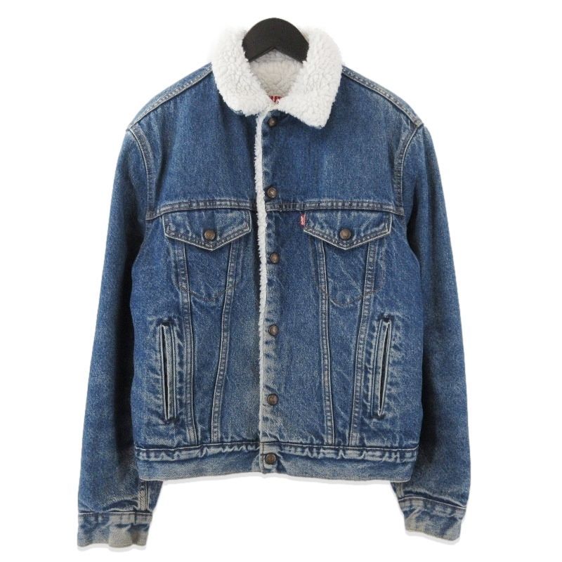 USA製　80S' LEVI'S デニム　ボアジャケット　サイズ40R 80s リーバイス USA製 デニム ボアジャケット - メルカリ