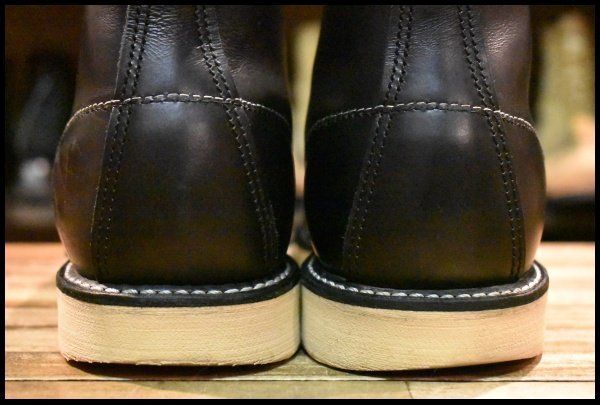 廃盤♡レッドウィング✩.* 犬タグ✩.*90s プレーントゥ 黒 90s REDWING 8179 モックトゥ 四角犬タグ 99年製 US9.5E - メルカリ