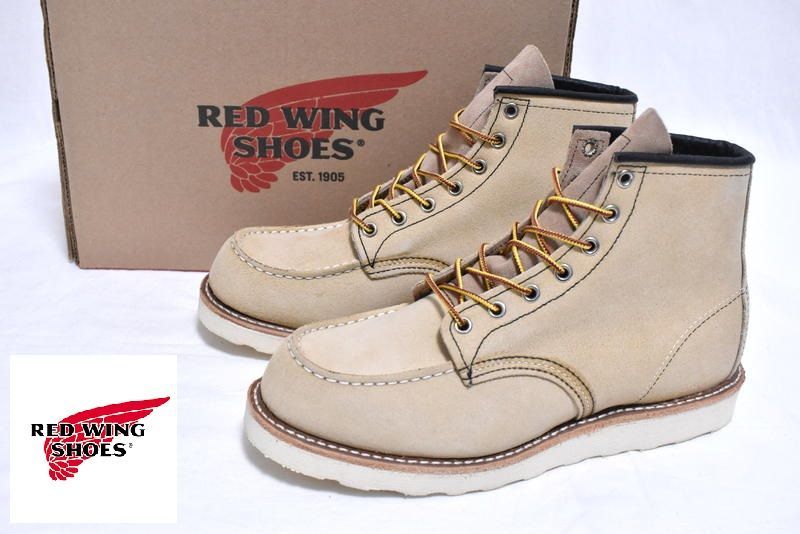 新品 レッドウイング 8173 6インチ モックトゥ 8.5 E 26.5cm TAN