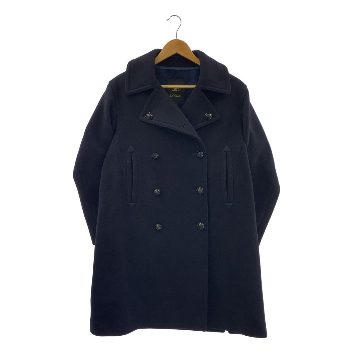 美品】 Drawer / ドゥロワー | ウール カシミヤ メルトン ピーコート
