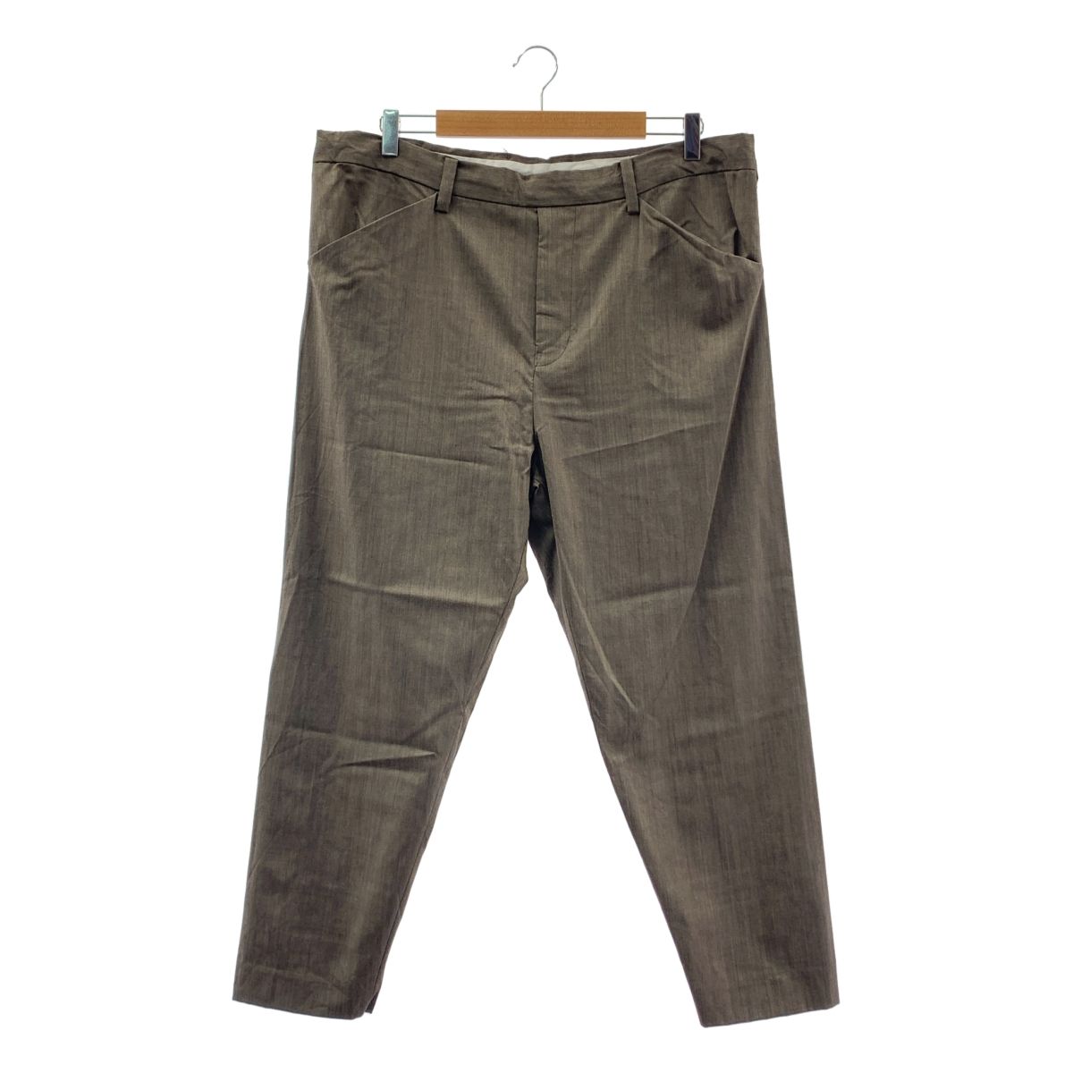 SUN SEA / サンシー | SNM4 WIDE STRAIGHT PANTS ワイド パンツ | 2 | ブラウン | メンズ