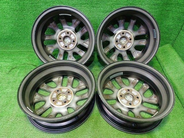 ホンダ HONDA N WGN JH 1 ホイール アルミ ブラックポリッシュ 15インチ 4 5 J 4穴 4本 100 45