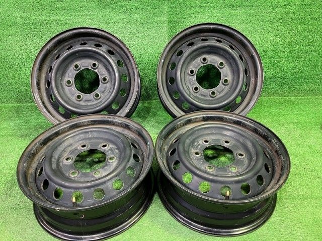 日産 NISSAN NV 350キャラバン VW 6 E 26 ホイール スチール クロ 15インチ 5 J 6穴 4本 139 7