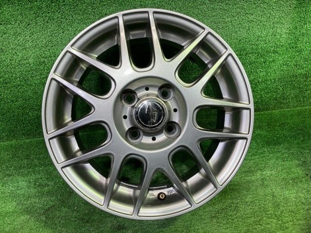 ラグタイム ｷｭｰﾌﾞ ﾉｰﾄ ホイール アルミ ガンメタ 14インチ 5 J 4穴 4本 100 38 クリーンエネルギー 14インチ 