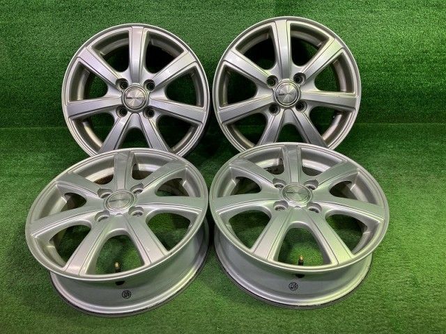 PRD 軽自動車 ホイール アルミ シルバー 14インチ 4 5 J 4穴 4本 100 43