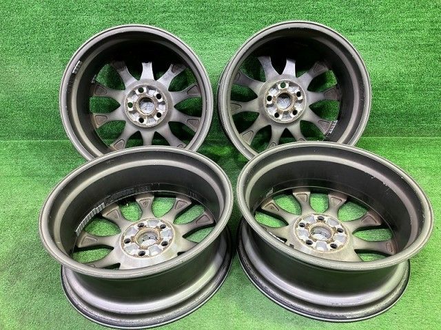 トヨタ TOYOTA エスティマ ACR 55 W ホイール アルミ ブラックポリッシュ 18インチ 7 J 5穴 4本 114 3 51