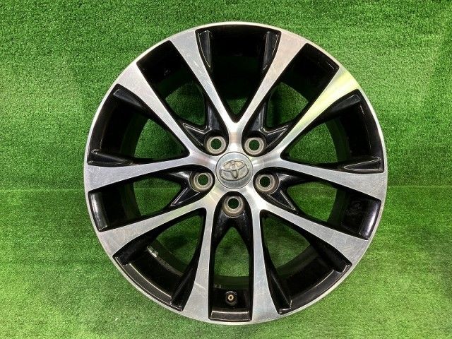  トヨタ TOYOTA エスティマ ACR 55 W ホイール アルミ ブラックポリッシュ 18インチ 7 J 5穴 4本 114 3 51 18インチ ホイール