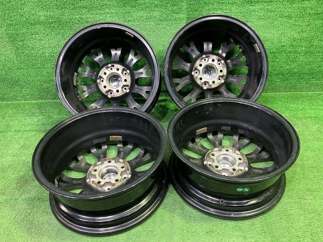 エクシーダー ﾌﾟﾘｳｽ ｳｨｯｼｭ ホイール アルミ ガンメタ 15インチ 6 J 5穴 4本 100 43