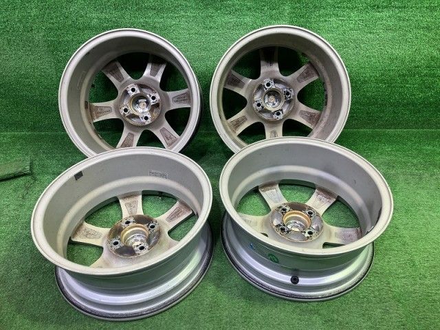 シビラ ｱｸｱ ｽｲﾌﾄ ホイール アルミ シルバー 15インチ 6 J 4穴 4本 100 43