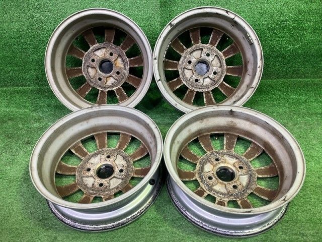 スズキ SUZUKI ラパン HE 21 S ホイール アルミ ポリッシュ 13インチ 4 00 B 4穴 4本 100 45