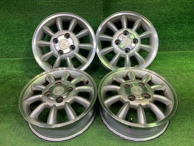 スズキ SUZUKI ラパン HE 21 S ホイール アルミ ポリッシュ 13インチ 4 00 B 4穴 4本 100 45